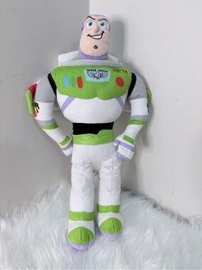 Disney Buzz Lightyear Plush - White, Green & Purple Space Ranger